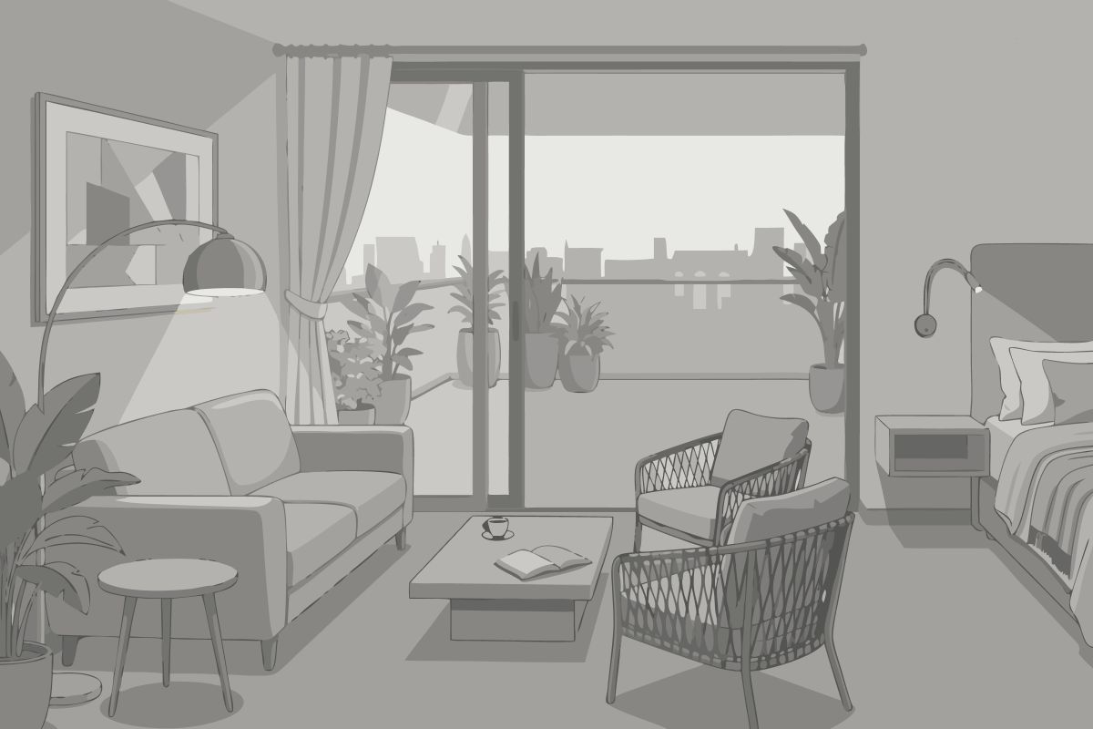 Habitación Compartida Mixta de 6 camas